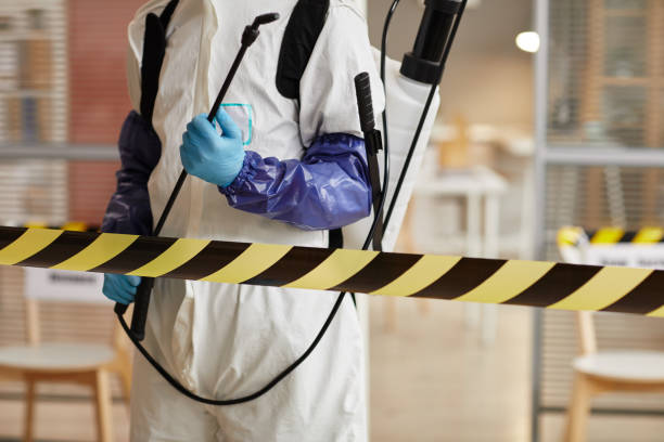 Professional Blood Cleanup technician working in Berryville, AR